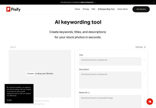 AI Keywording Tool